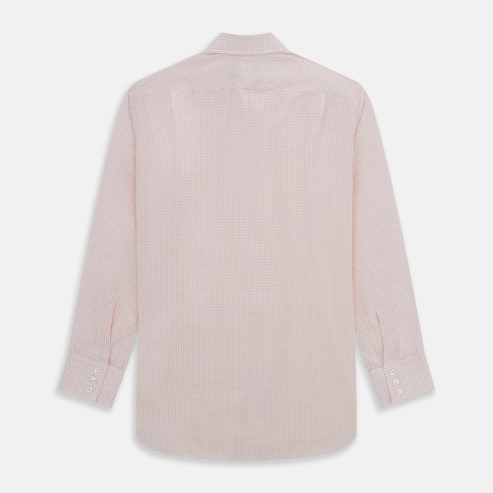 Pink Graph Check Mayfair Shirt Image 4
