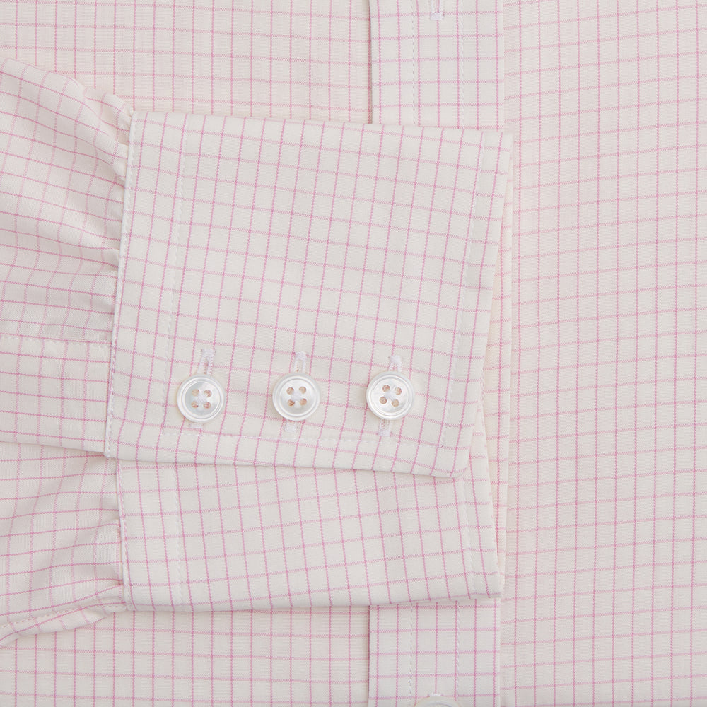 Pink Graph Check Mayfair Shirt