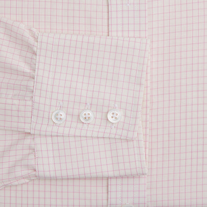 Pink Graph Check Mayfair Shirt Image 2
