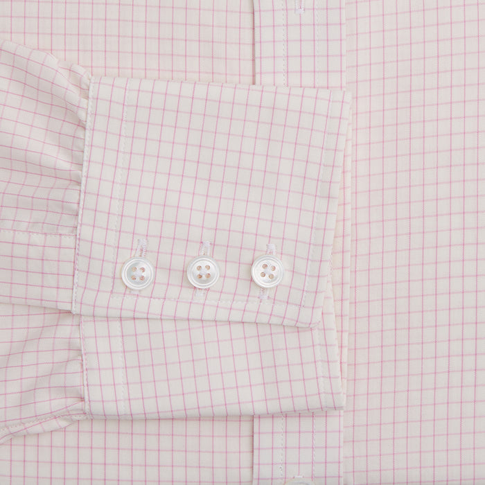 Pink Graph Check Mayfair Shirt Image 2