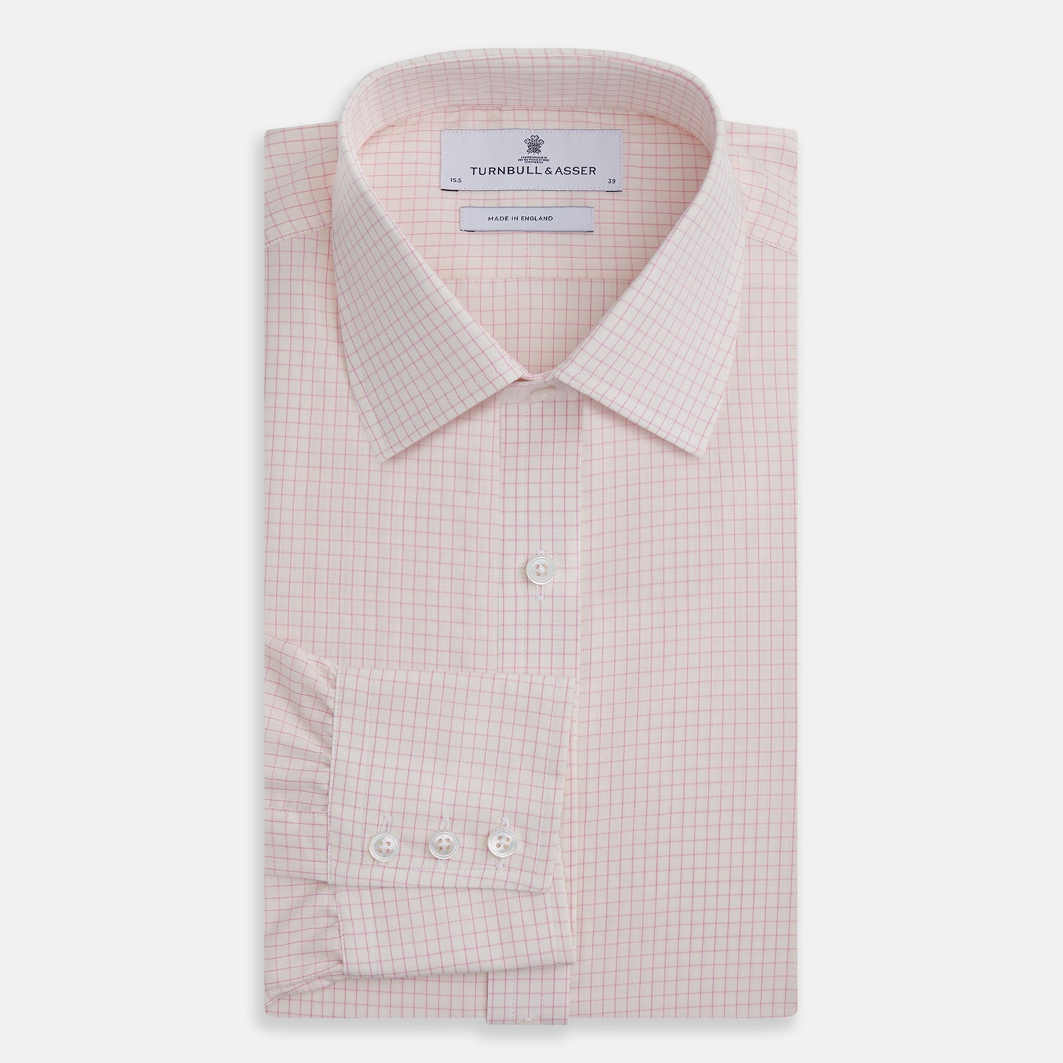 View 4 of product Pink Graph Check Mayfair Shirt