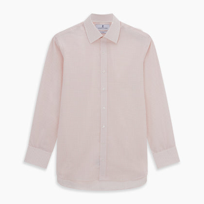 Pink Graph Check Mayfair Shirt Image 5