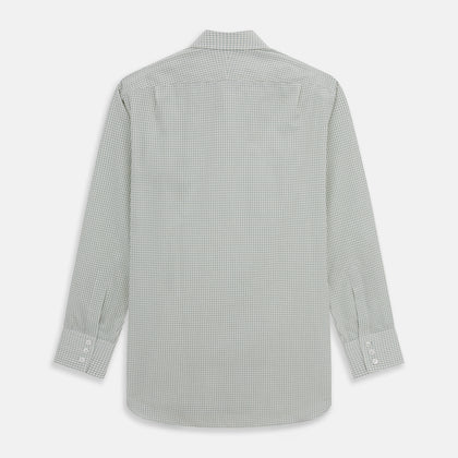 Dark Green Graph Check Mayfair Shirt Image 4