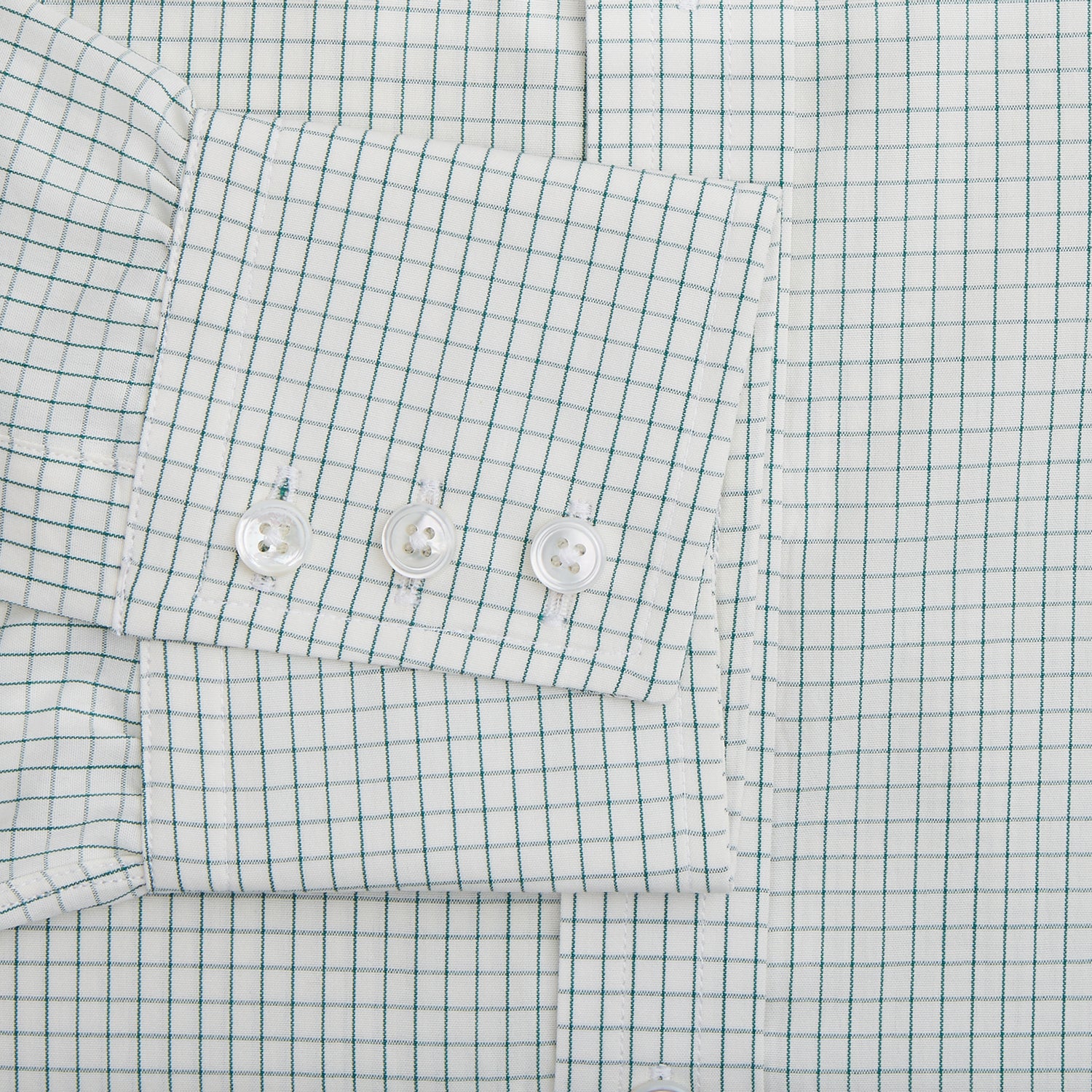 View 3 of product Dark Green Graph Check Mayfair Shirt
