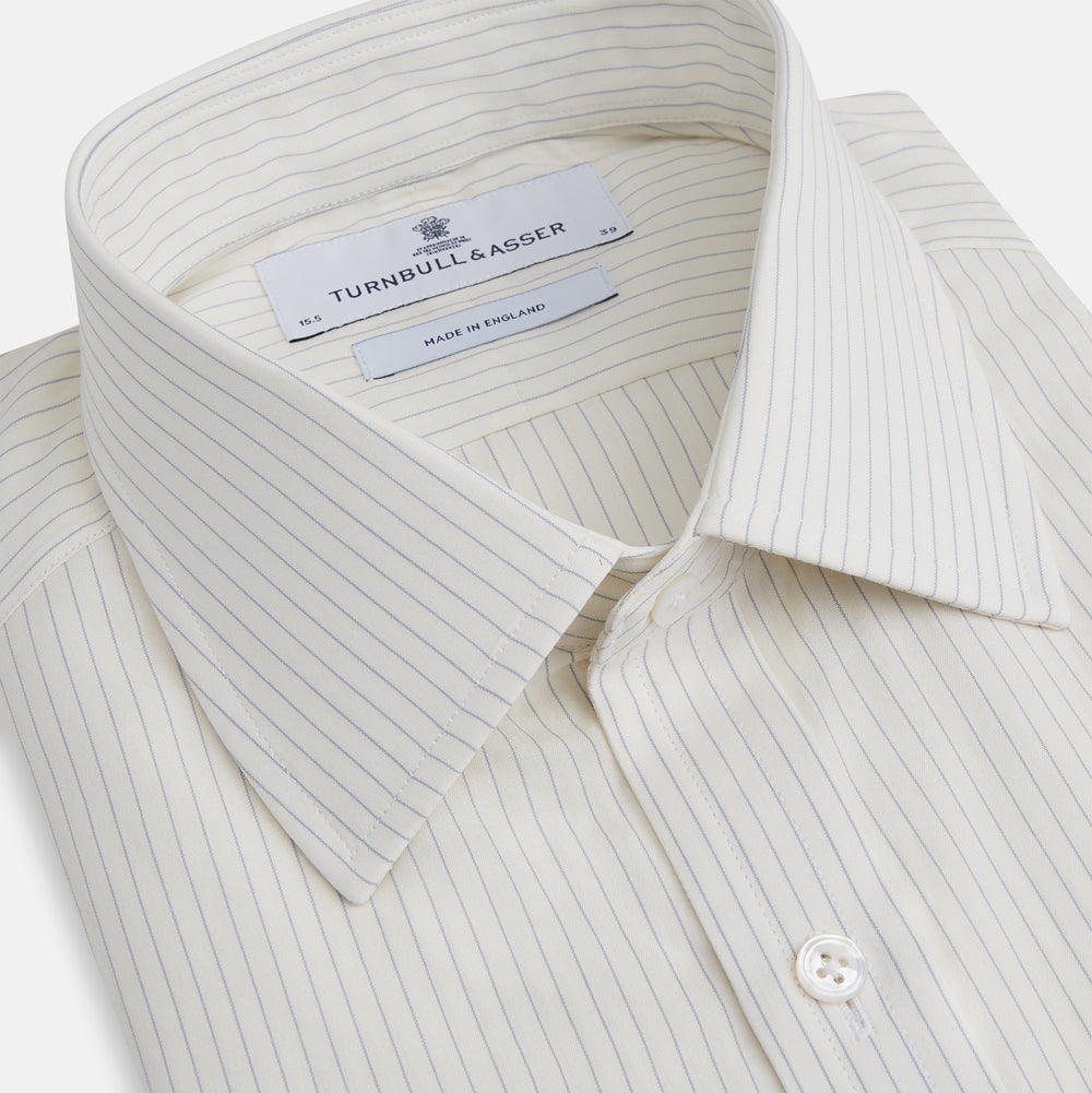 Pale Blue Pinstripe Mayfair Shirt