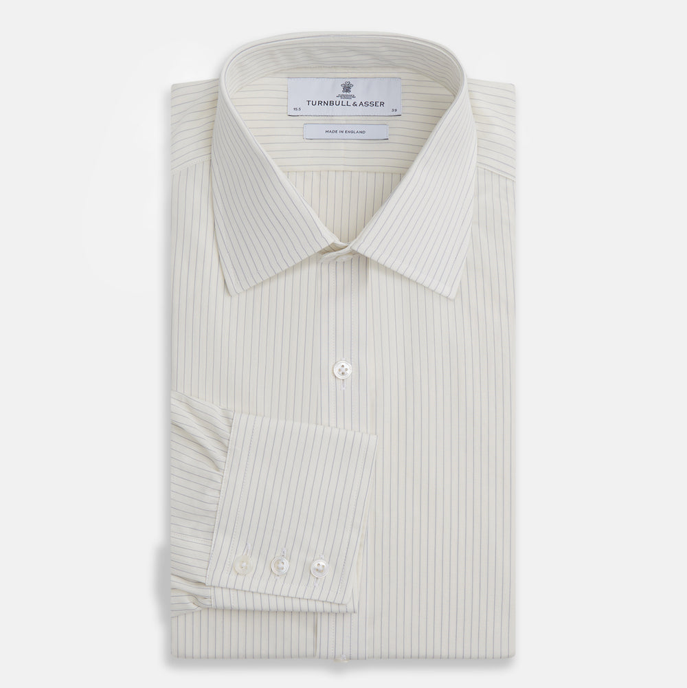 Pale Blue Pinstripe Mayfair Shirt