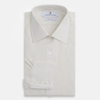 Pale Blue Pinstripe Mayfair Shirt Image 3