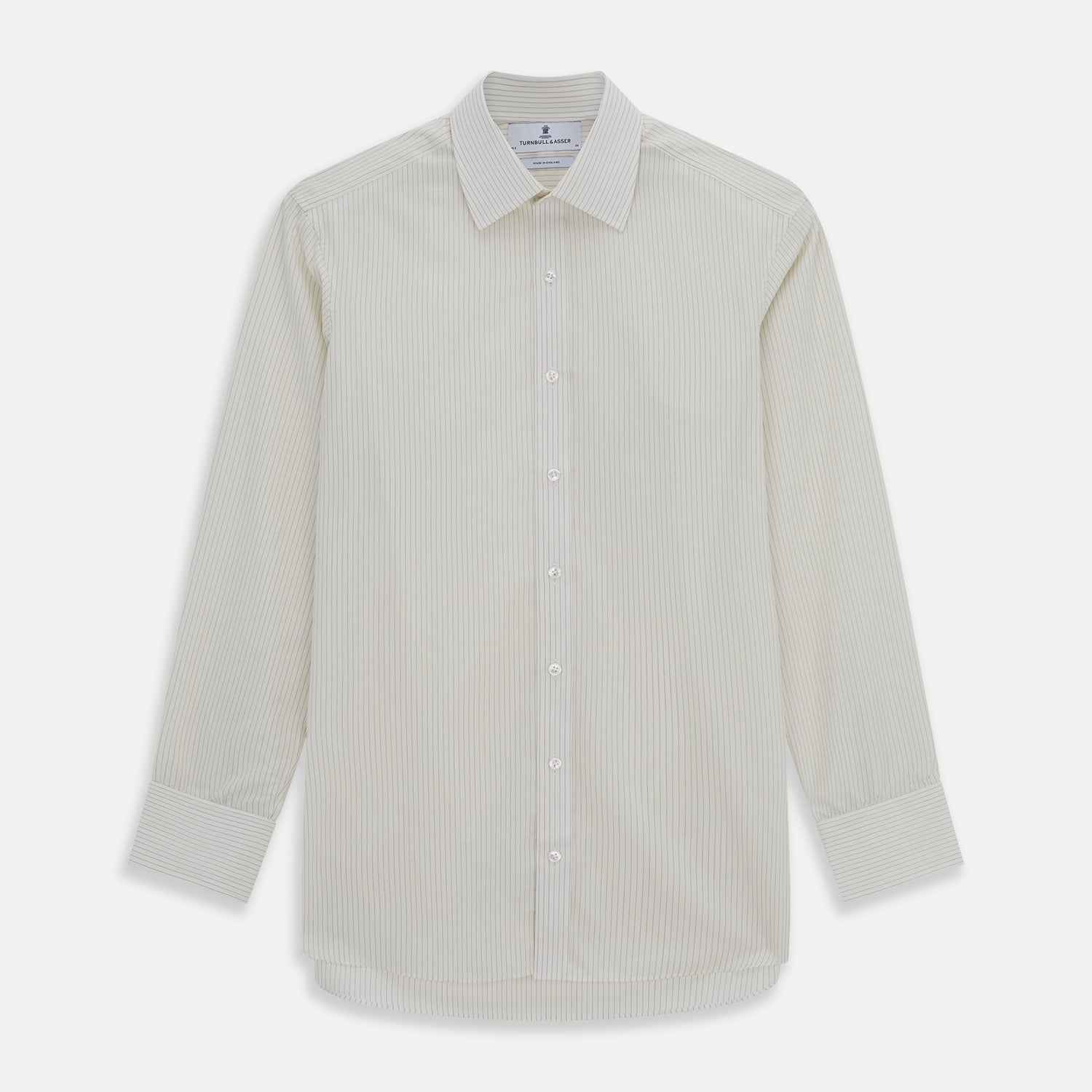 View 1 of product Pale Blue Pinstripe Mayfair Shirt