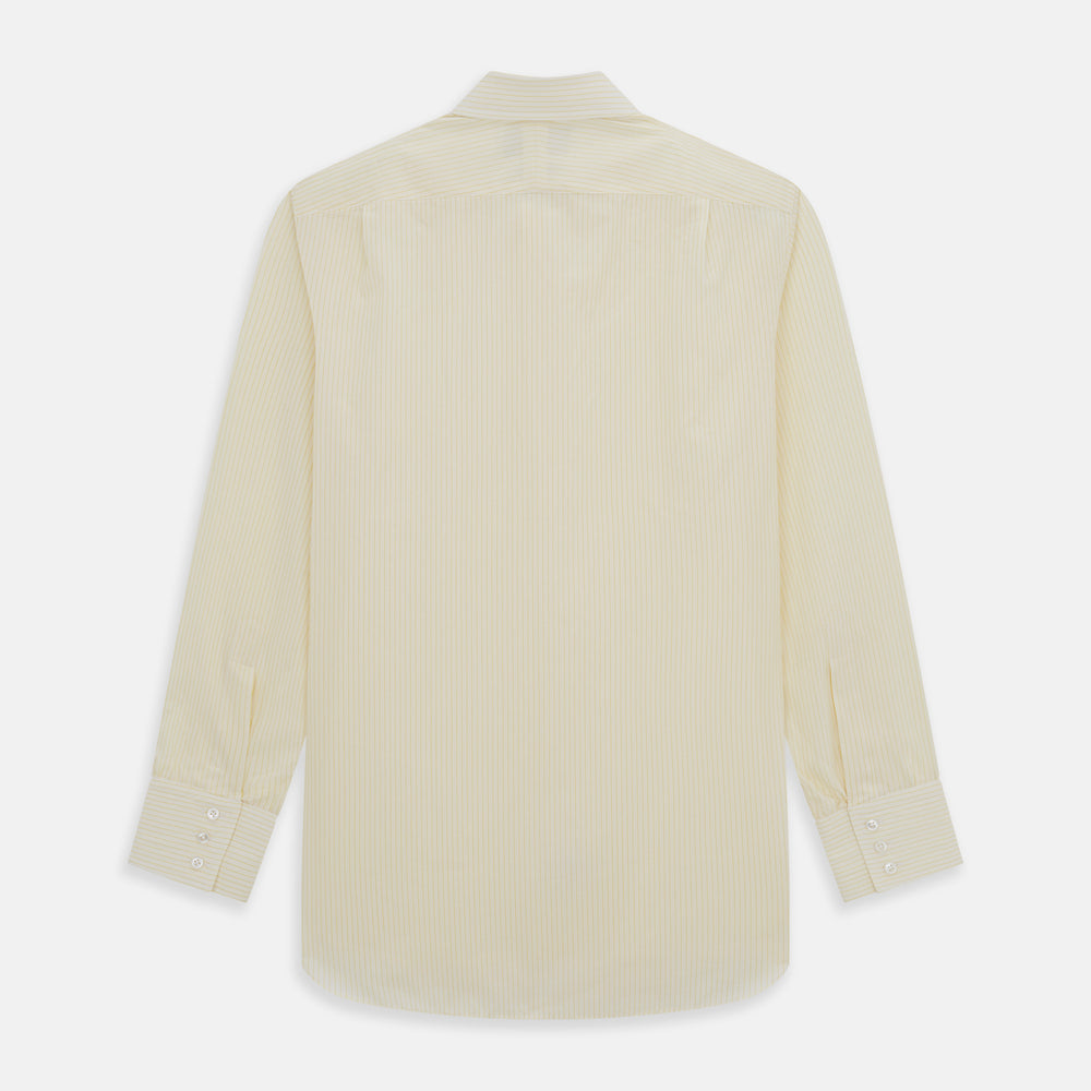 Yellow Pinstripe Mayfair Shirt
