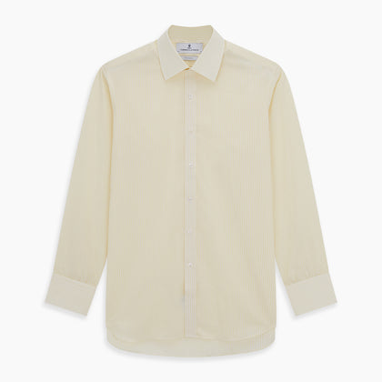 Yellow Pinstripe Mayfair Shirt Image 5