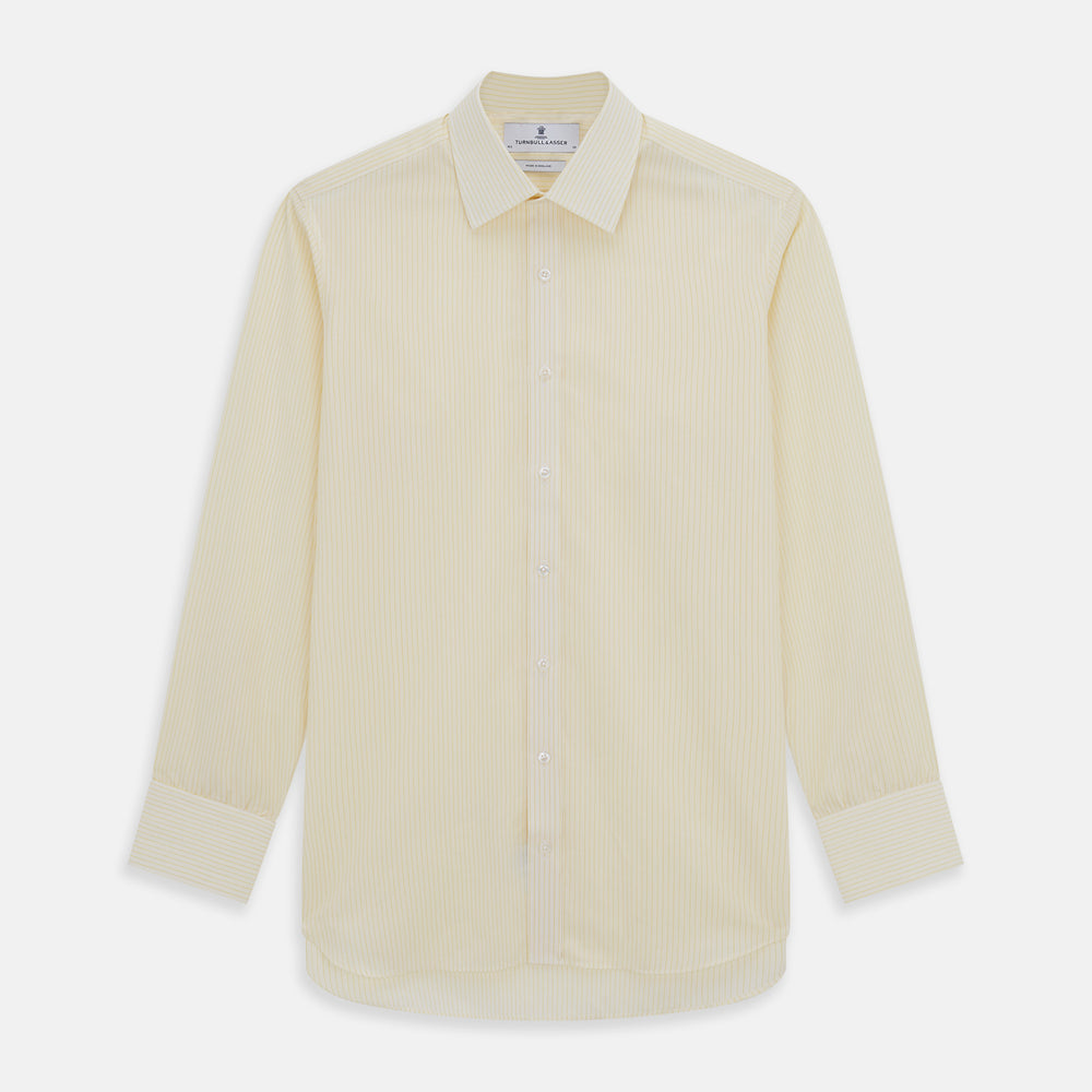 Yellow Pinstripe Mayfair Shirt