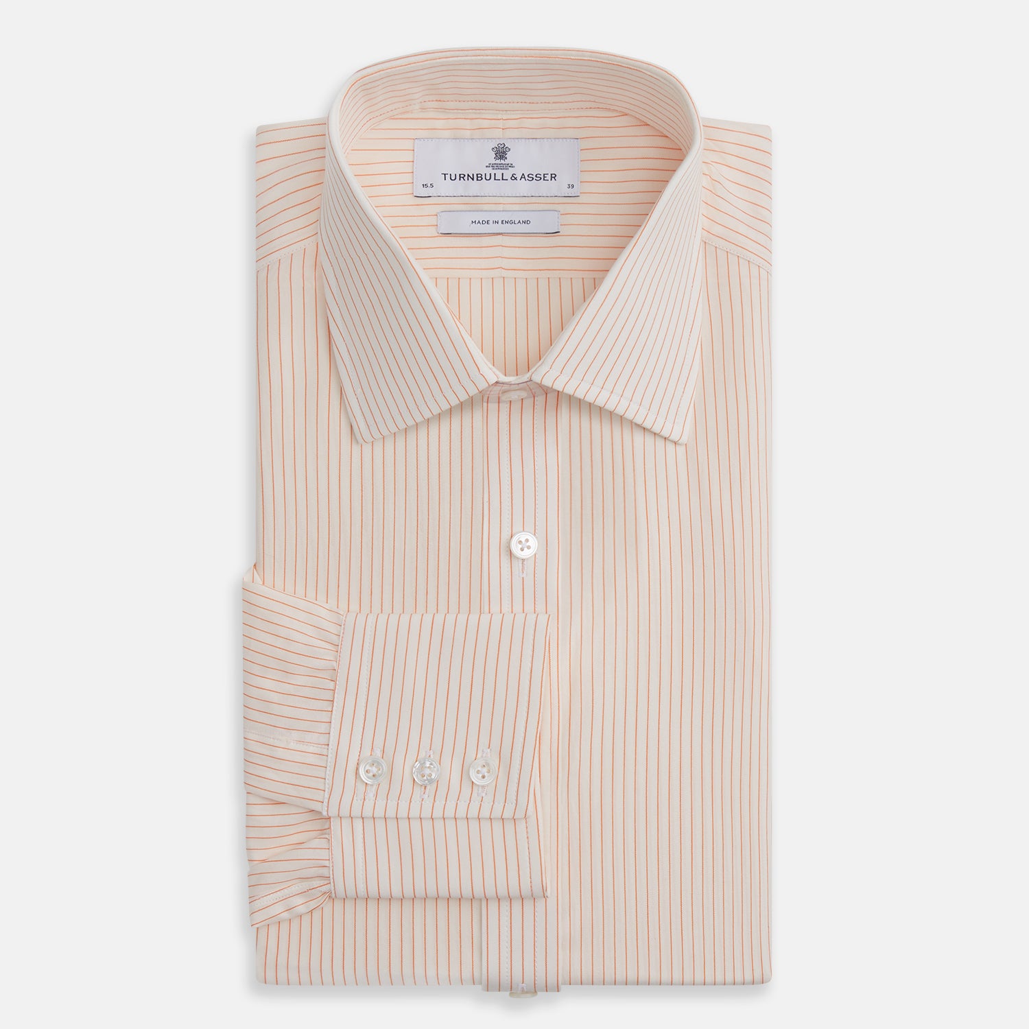 View 4 of product Orange Pinstripe Mayfair Shirt