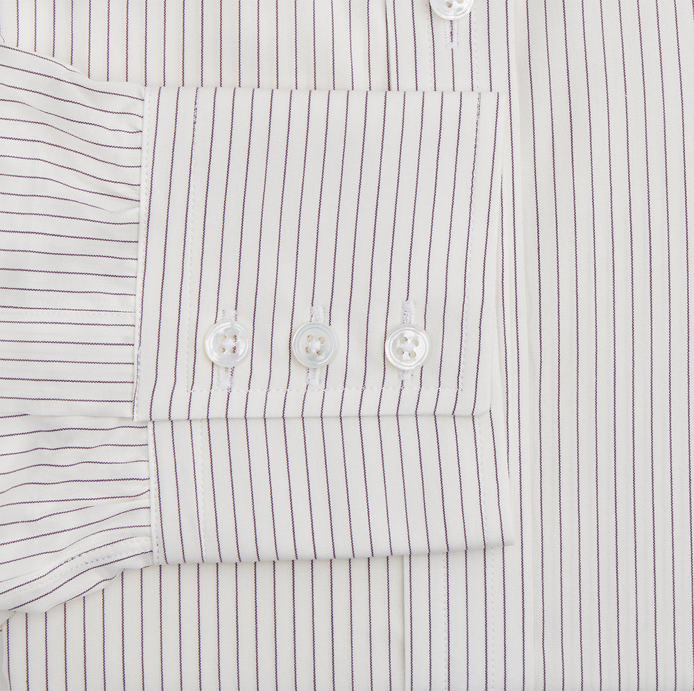 Purple Pinstripe Mayfair Stripe