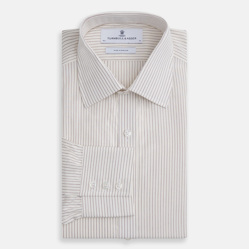 Purple Pinstripe Mayfair Stripe