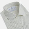 View 2 of product Dark Green Pinstripe Mayfair Shirt