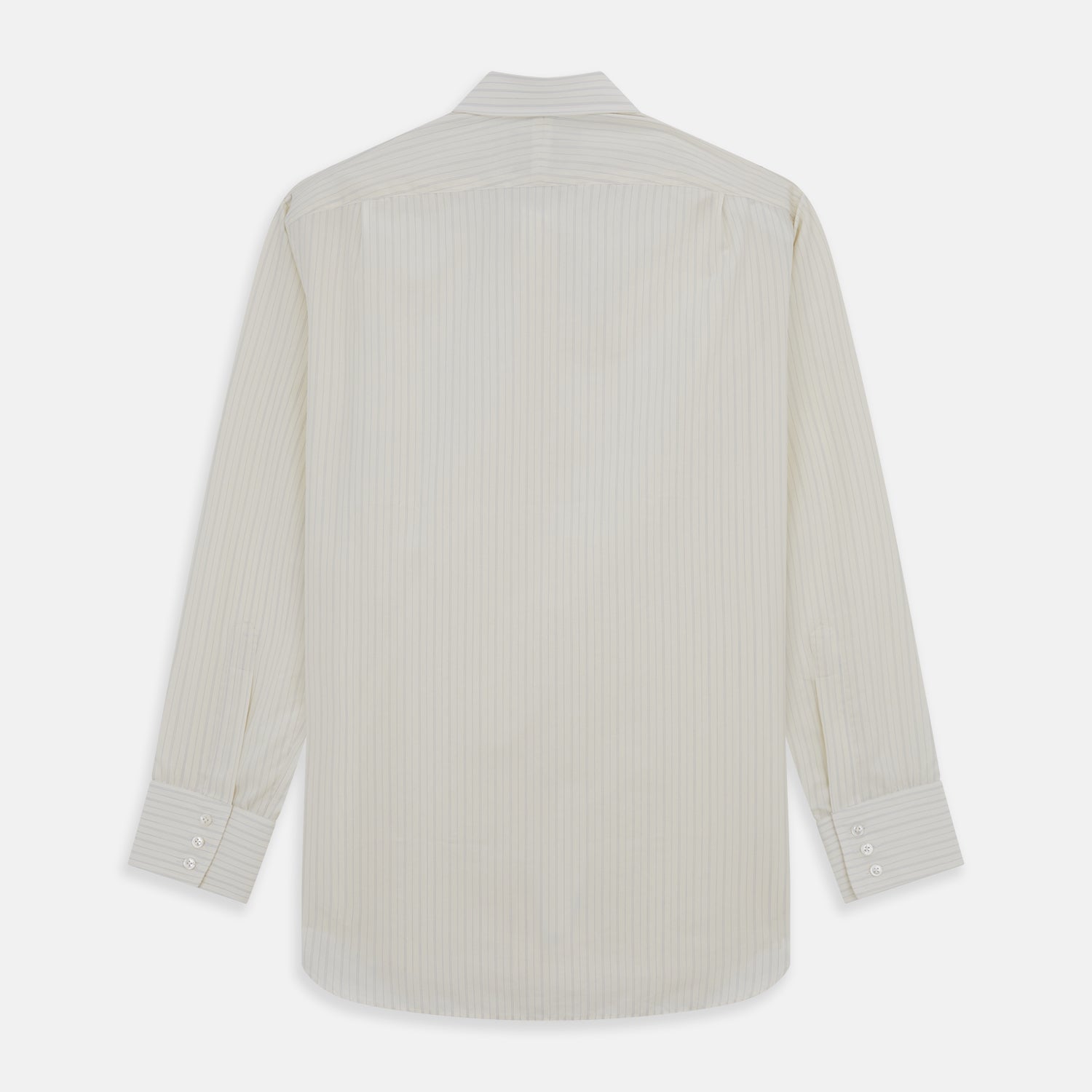 View 5 of product Pale Blue Fine Track Stripe Mayfair Shirt
