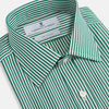 View 2 of product Dark Green Bengal Stripe Mayfair Shirt