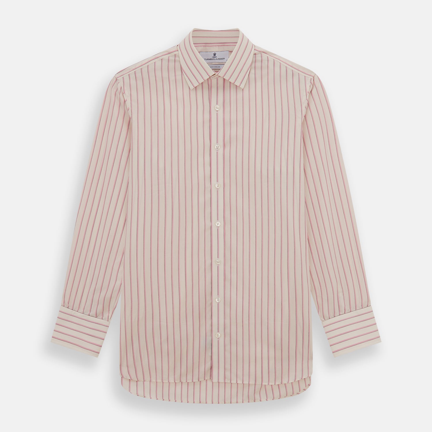 View 1 of product Pink Fine Track Stripe Mayfair Shirt