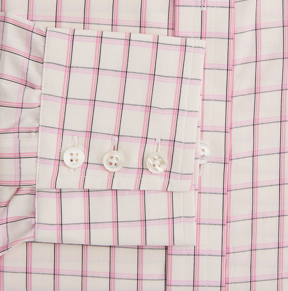 Pink Shadow Check Mayfair Shirt