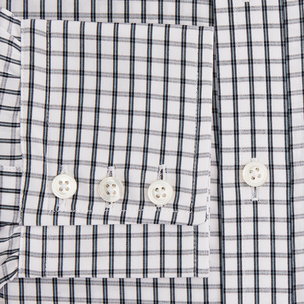Midnight Blue Double Graph Check Mayfair Shirt