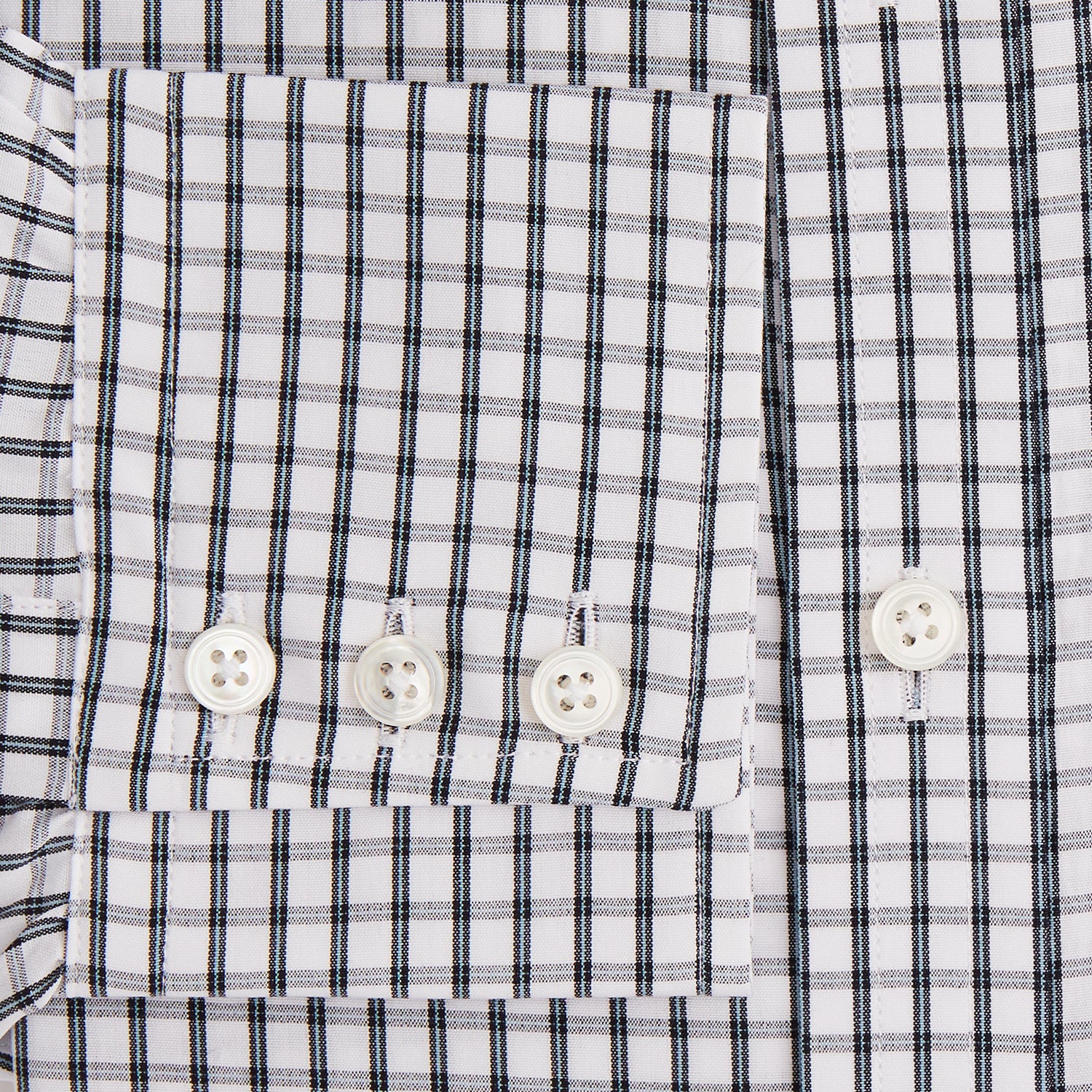 View 3 of product Midnight Blue Double Graph Check Mayfair Shirt