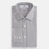 View 4 of product Midnight Blue Double Graph Check Mayfair Shirt