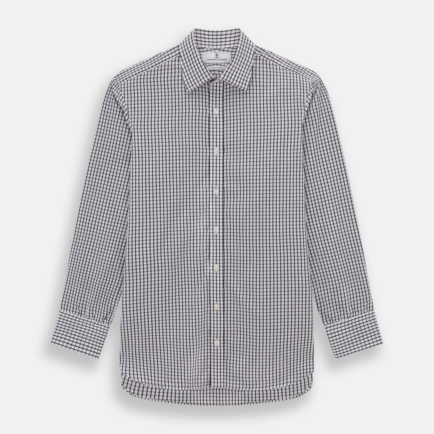 View 1 of product Midnight Blue Double Graph Check Mayfair Shirt