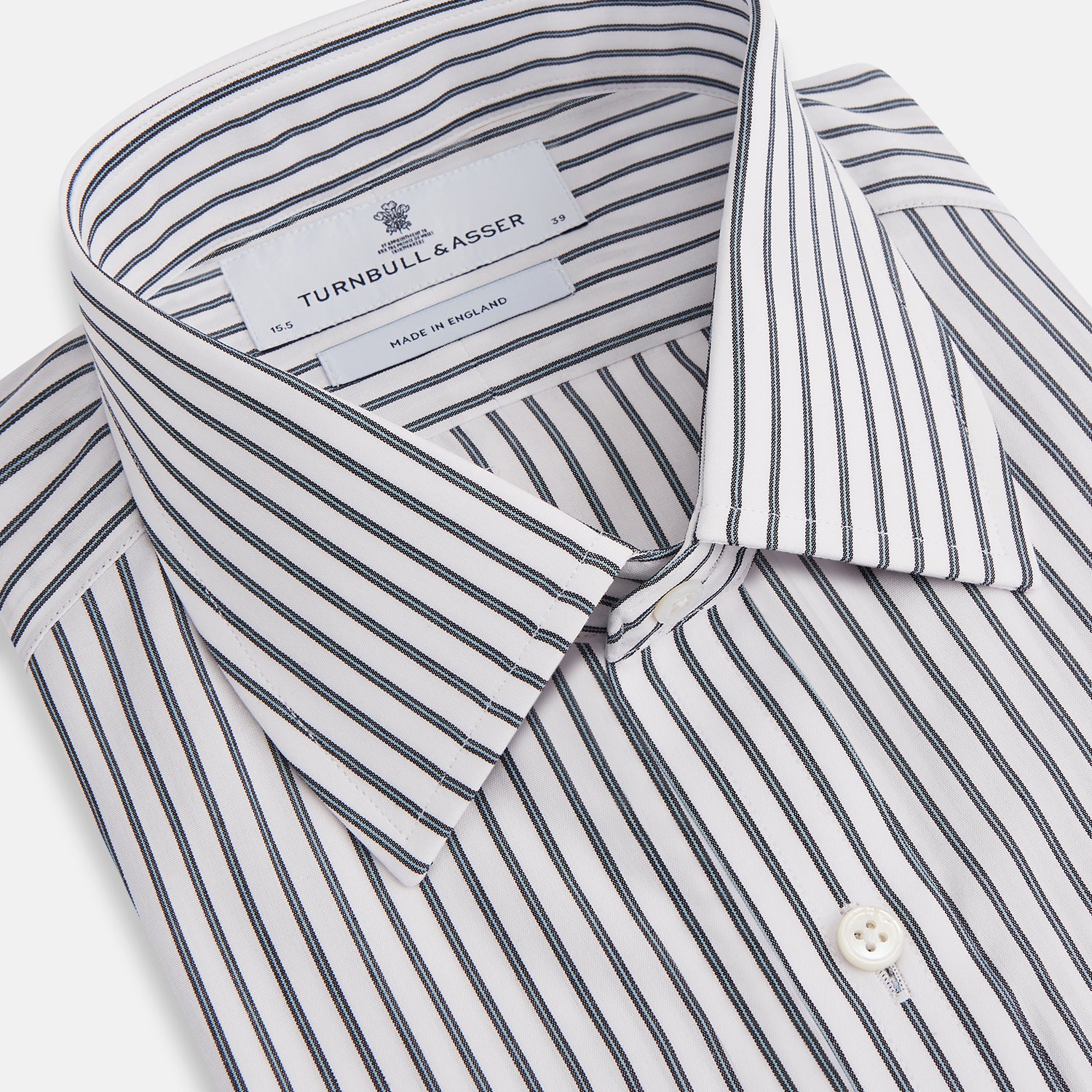 View 2 of product Midnight Blue Halo Stripe Mayfair Shirt