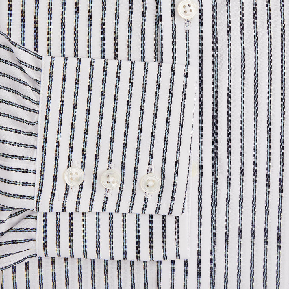 Midnight Blue Halo Stripe Mayfair Shirt