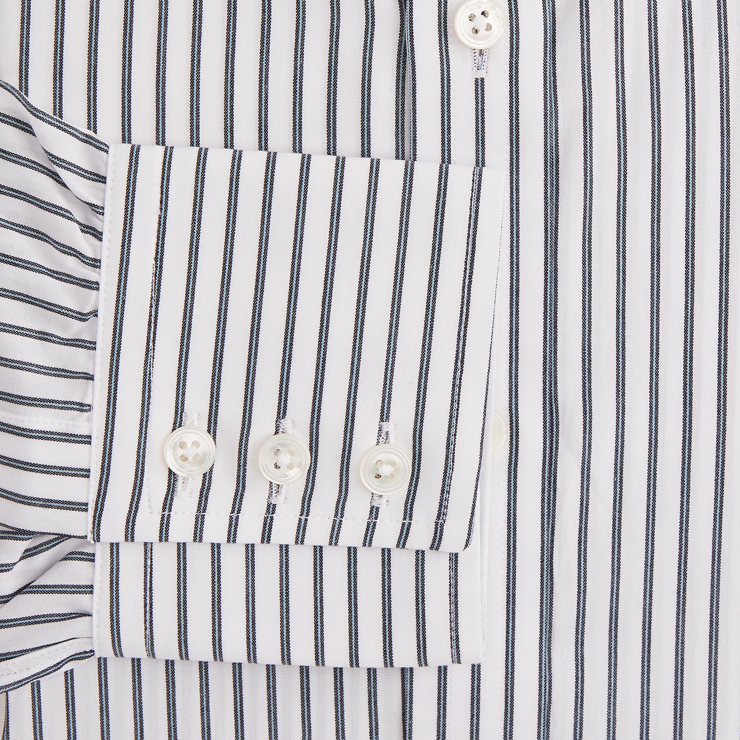 View 3 of product Midnight Blue Halo Stripe Mayfair Shirt