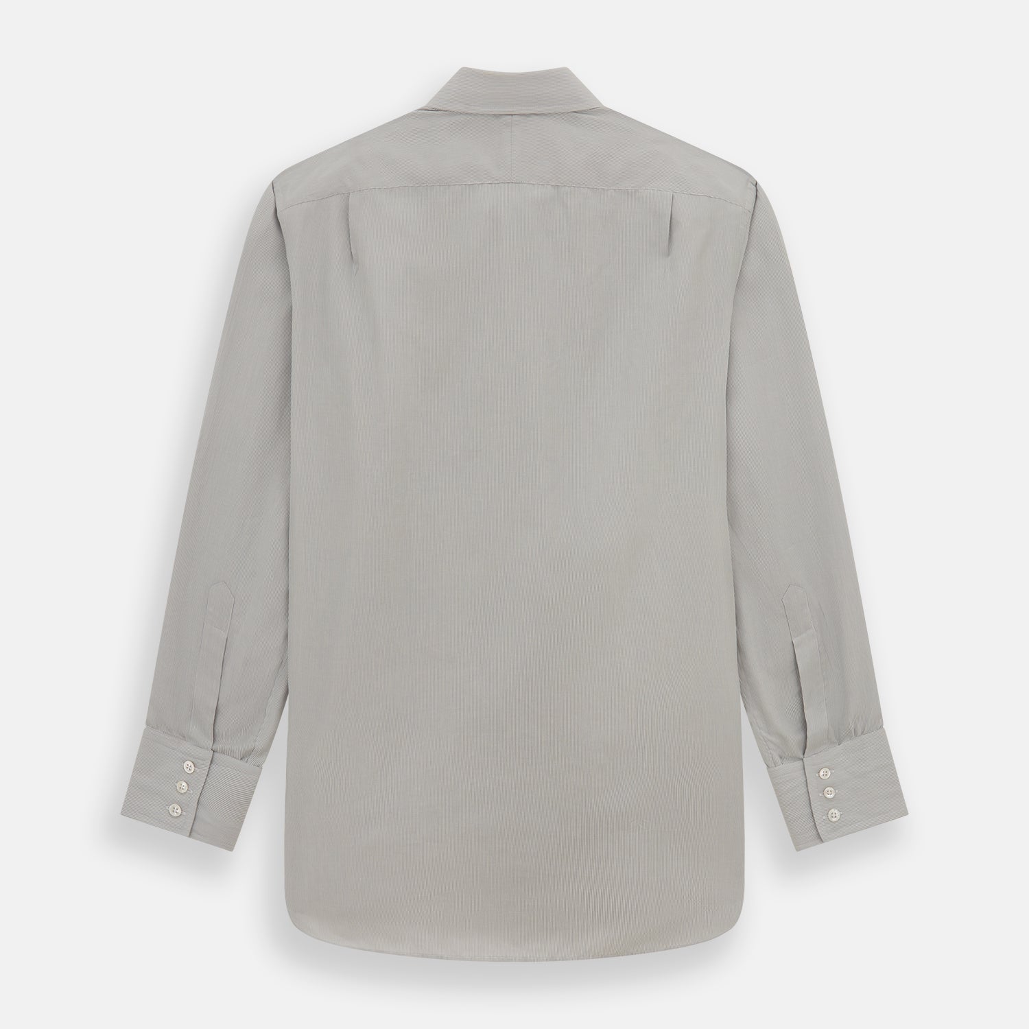 View 5 of product Pale Blue Fine Stripe Mayfair Shirt