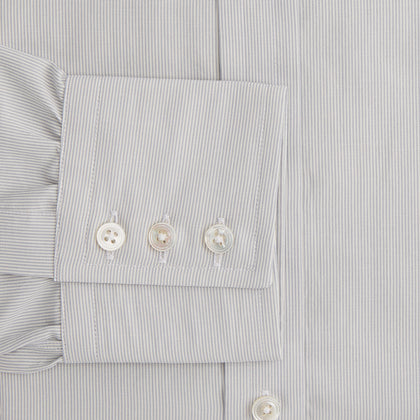 Pale Blue Fine Stripe Mayfair Shirt Image 2