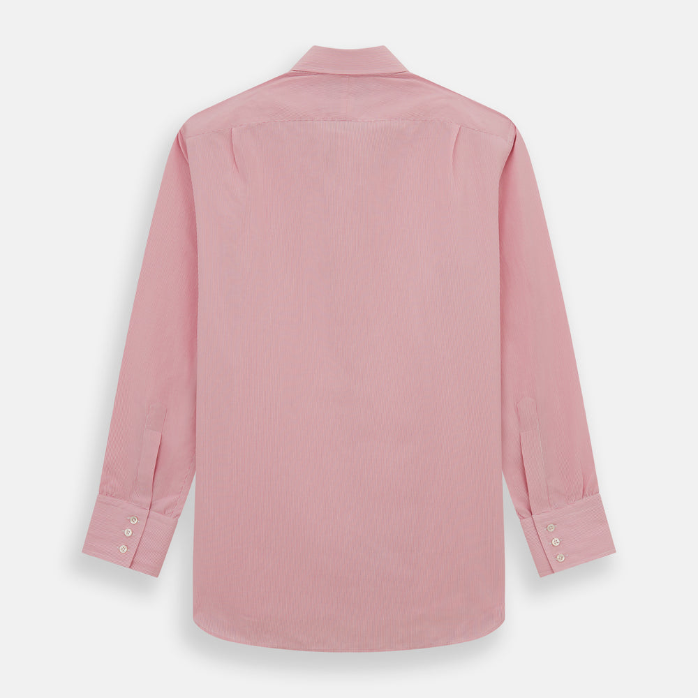 Pink Fine Stripe Mayfair Shirt