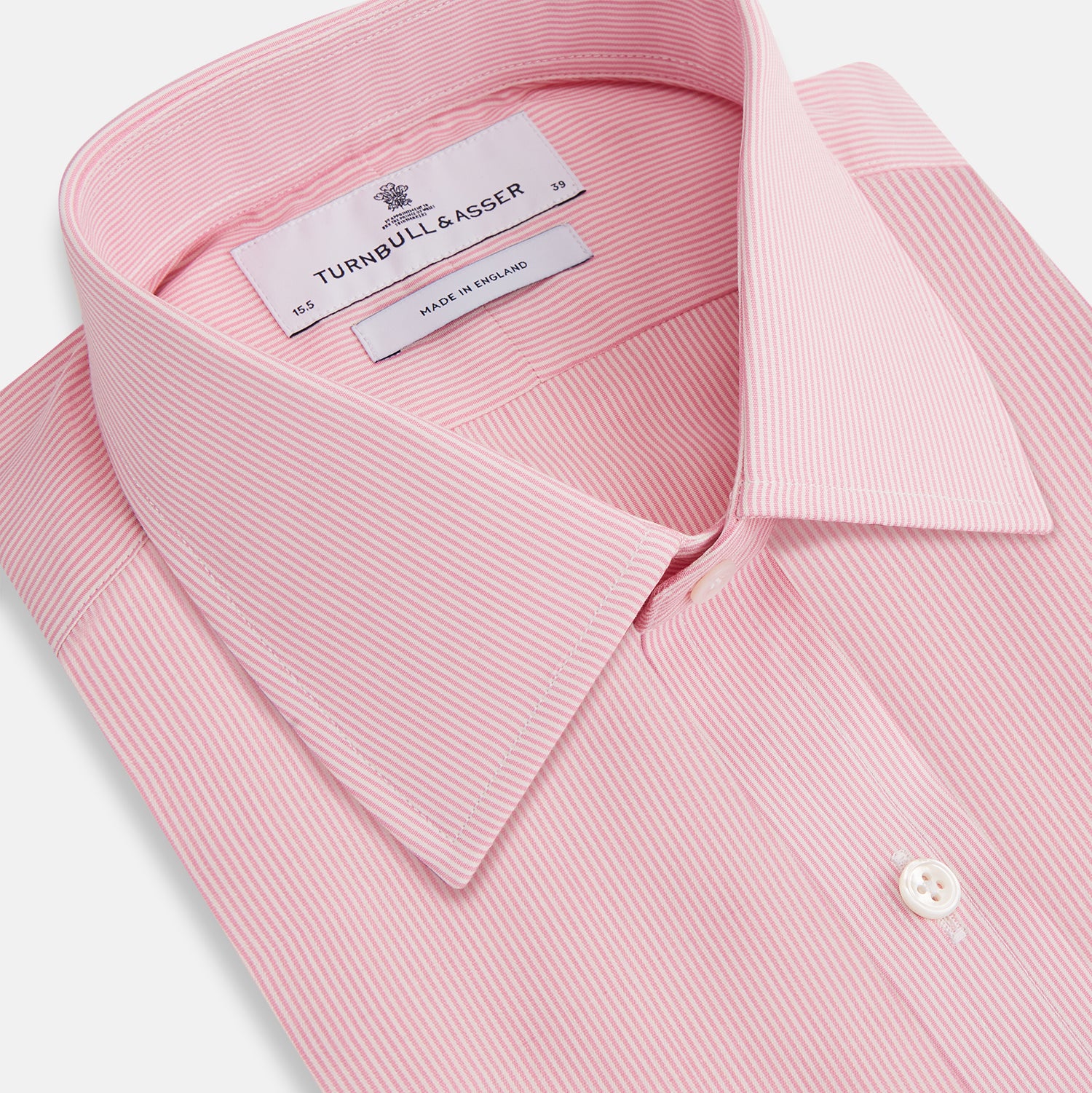 View 2 of product Pink Fine Stripe Mayfair Shirt