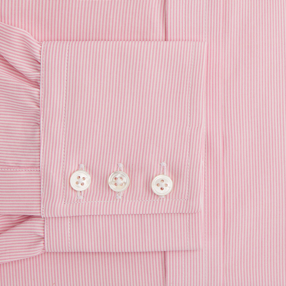 Pink Fine Stripe Mayfair Shirt