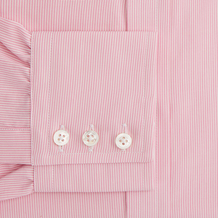 Pink Fine Stripe Mayfair Shirt Image 2