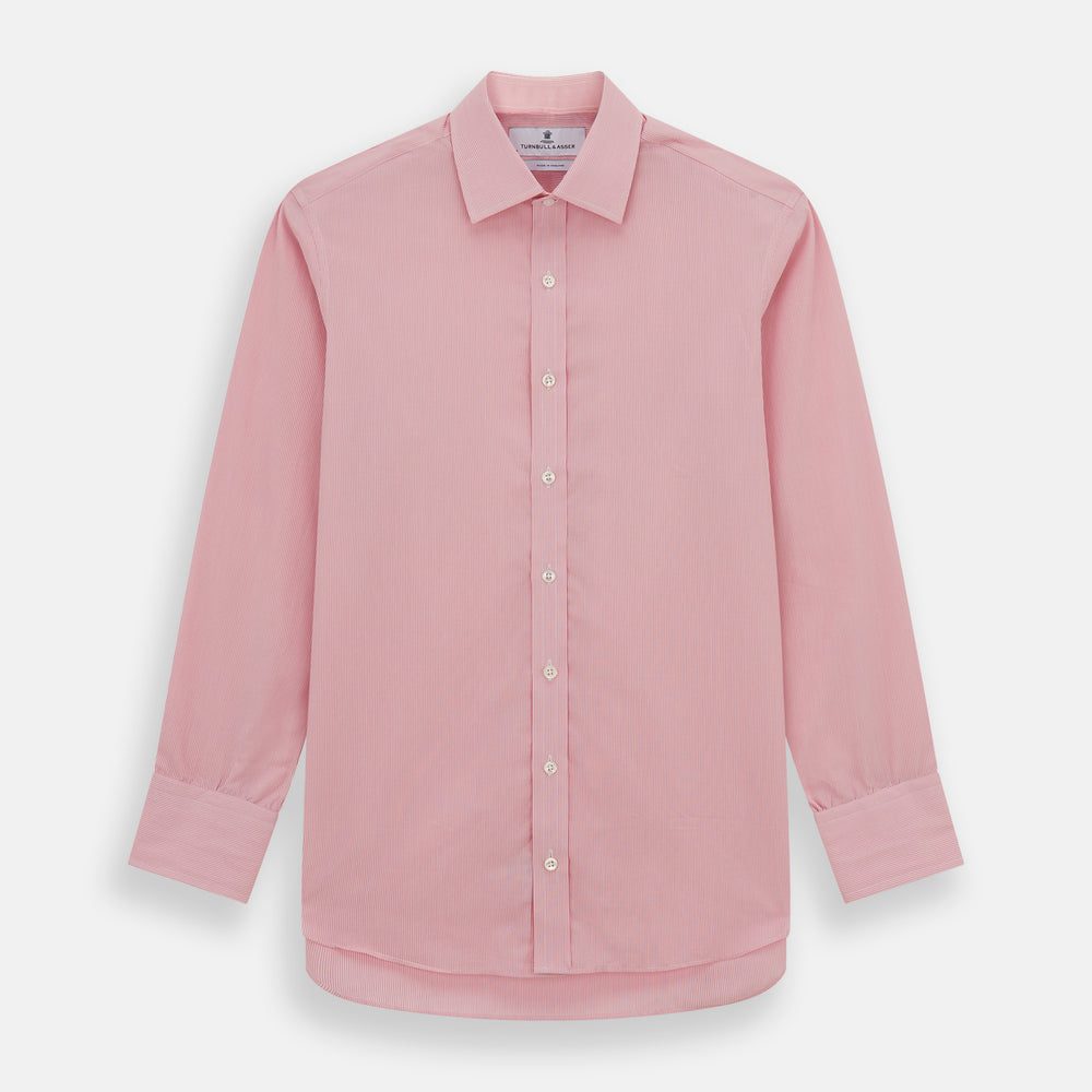 Pink Fine Stripe Mayfair Shirt