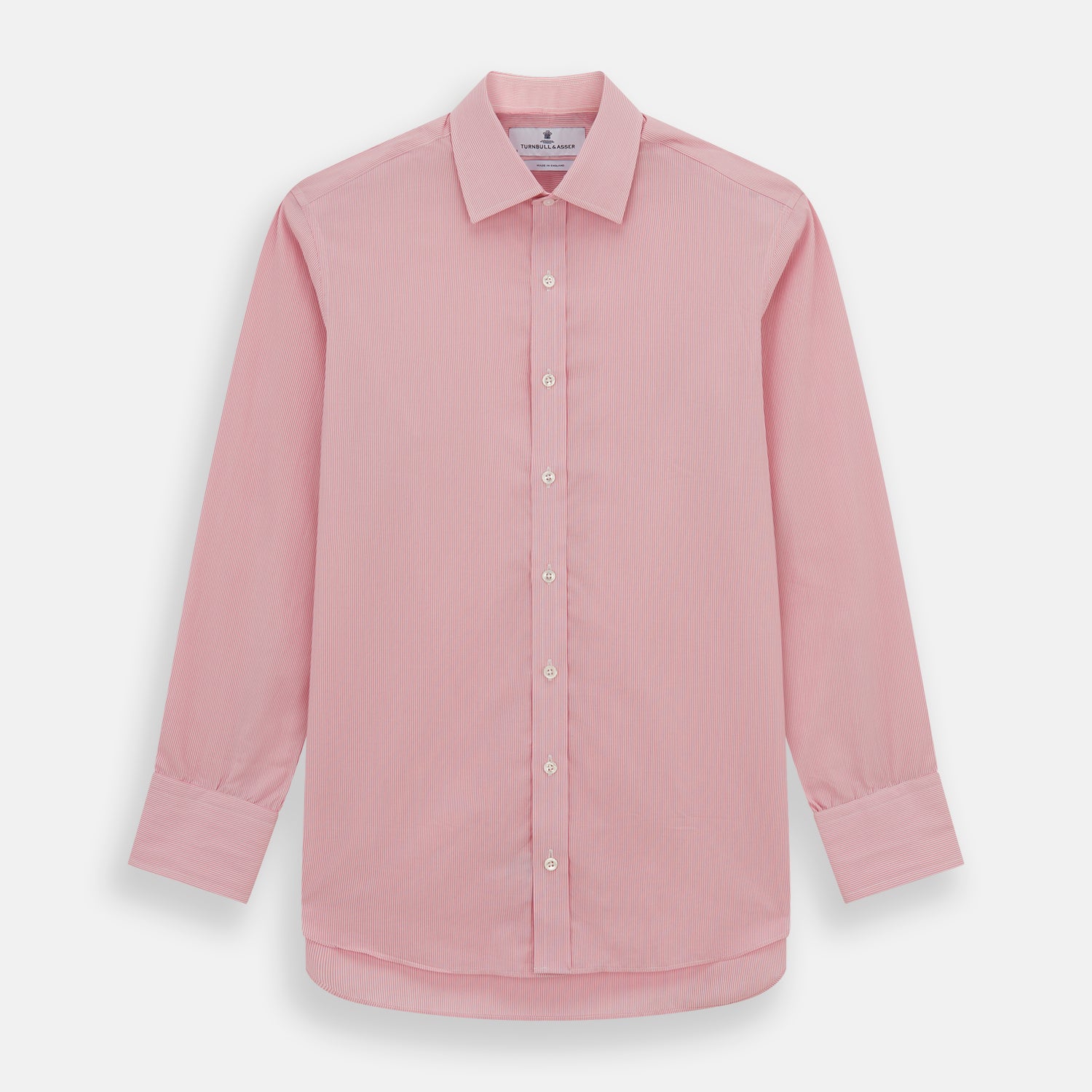 View 1 of product Pink Fine Stripe Mayfair Shirt