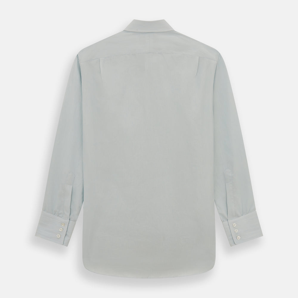 Pale Blue Pencil Stripe Mayfair Shirt