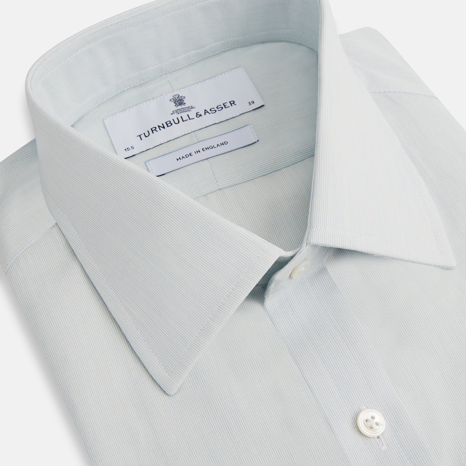 View 2 of product Pale Blue Pencil Stripe Mayfair Shirt