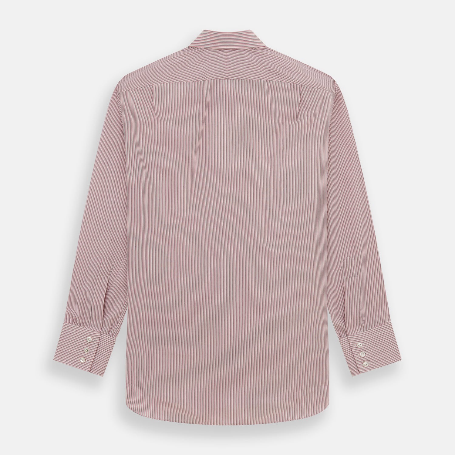 View 5 of product Pink Fine Shadow Stripe Mayfair Shirt
