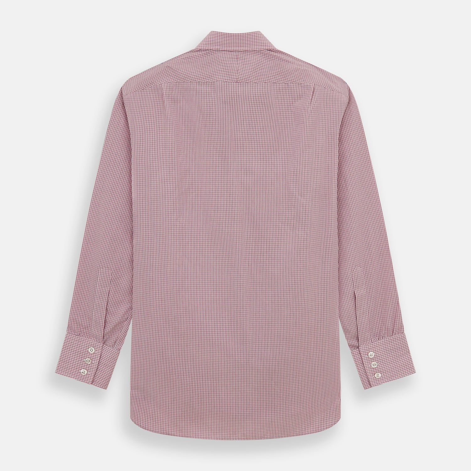 View 5 of product Pink Fine Graph Check Mayfair Shirt