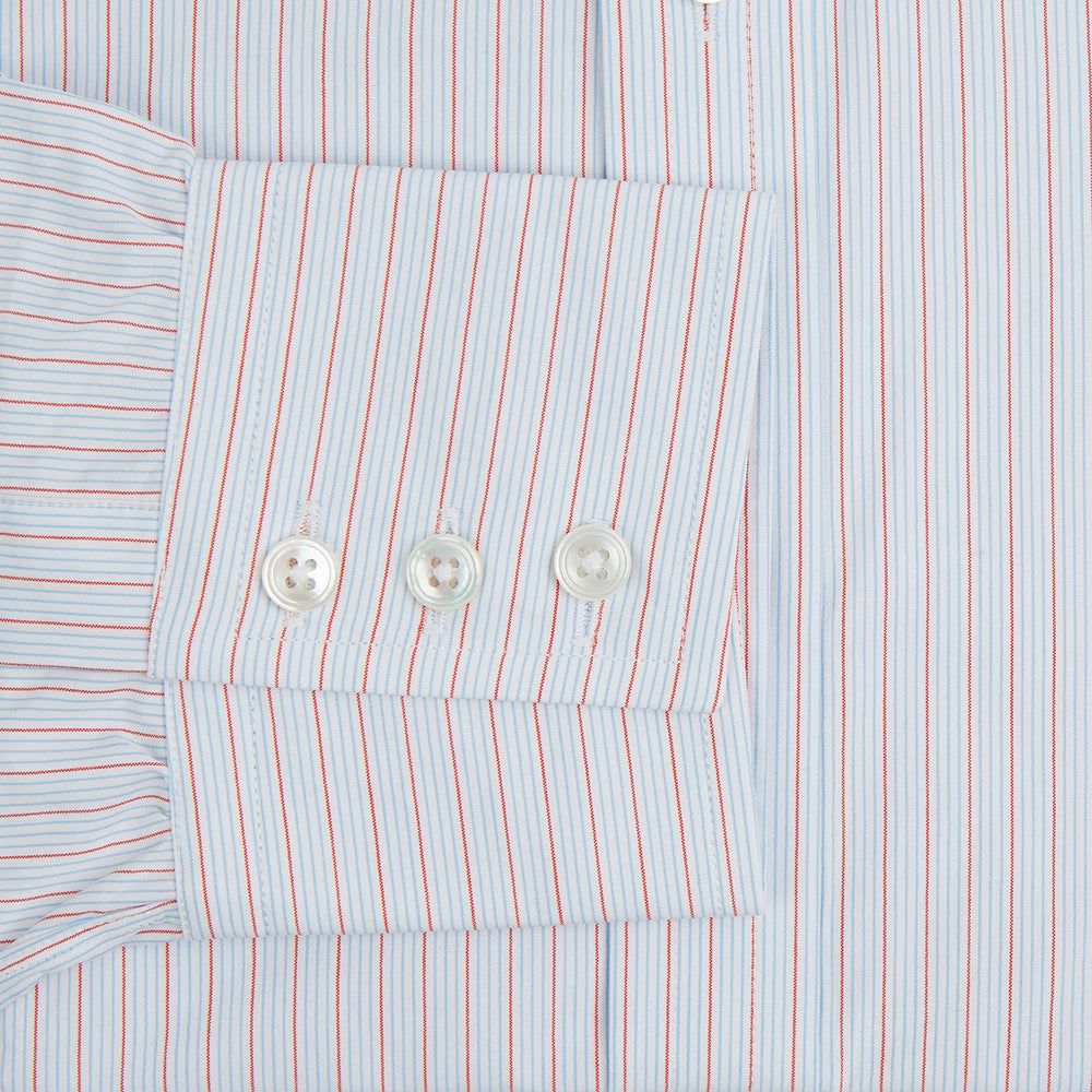 Red Multi Pinstripe Mayfair Shirt