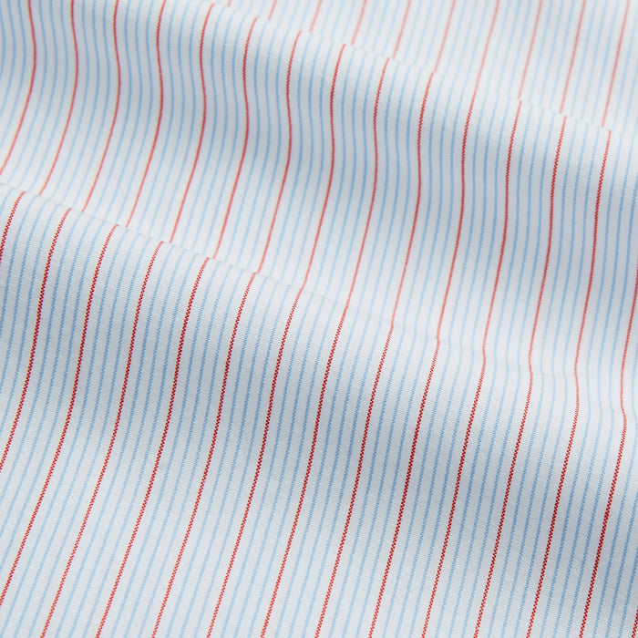 Red Multi Pinstripe Mayfair Shirt Image 4