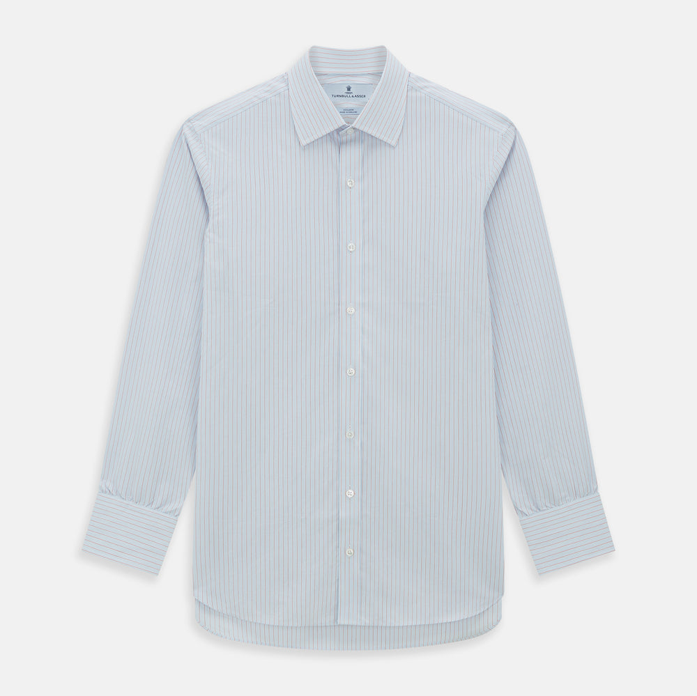 Red Multi Pinstripe Mayfair Shirt