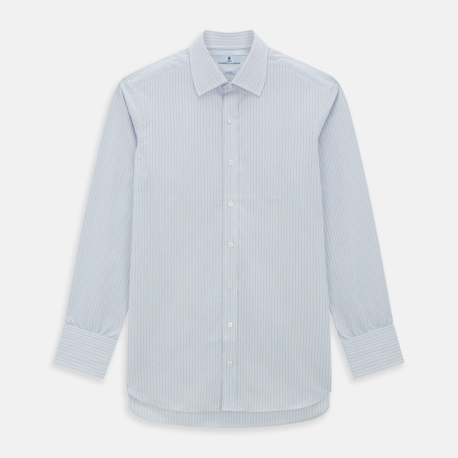 View 1 of product Red Multi Pinstripe Mayfair Shirt