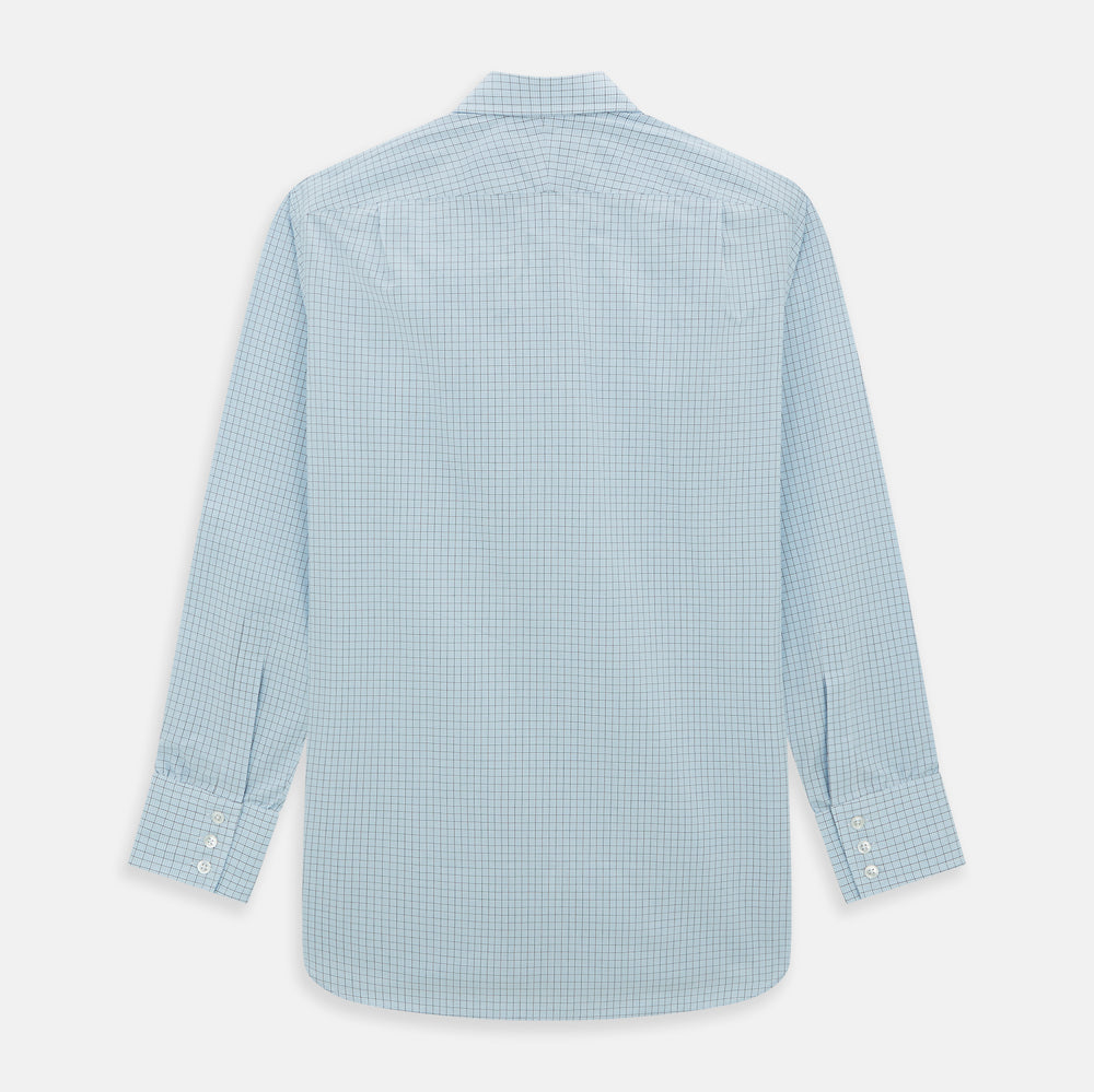 Blue Multi Graph Check Mayfair Shirt