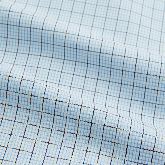 Blue Multi Graph Check Mayfair Shirt Image 4