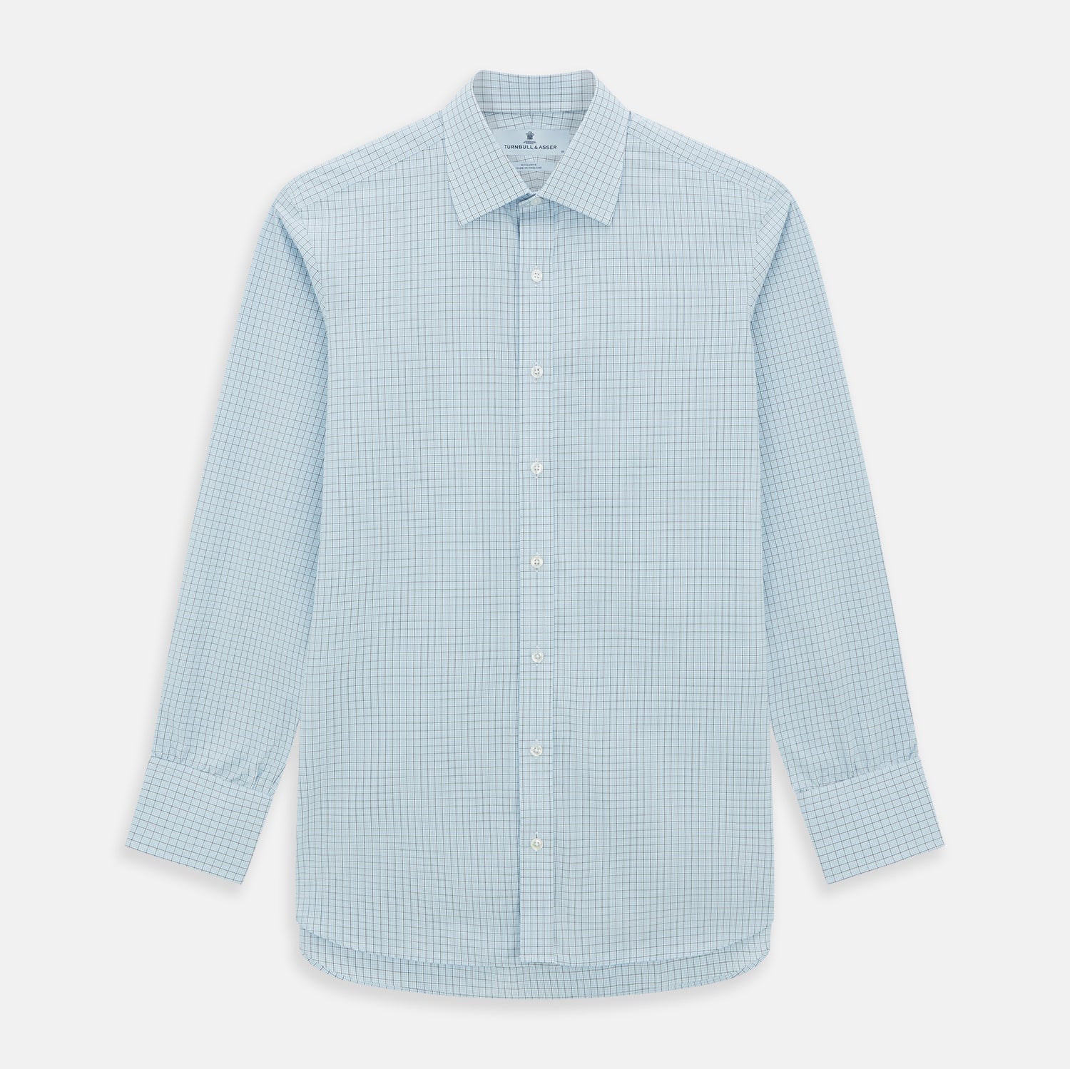 View 1 of product Blue Multi Graph Check Mayfair Shirt