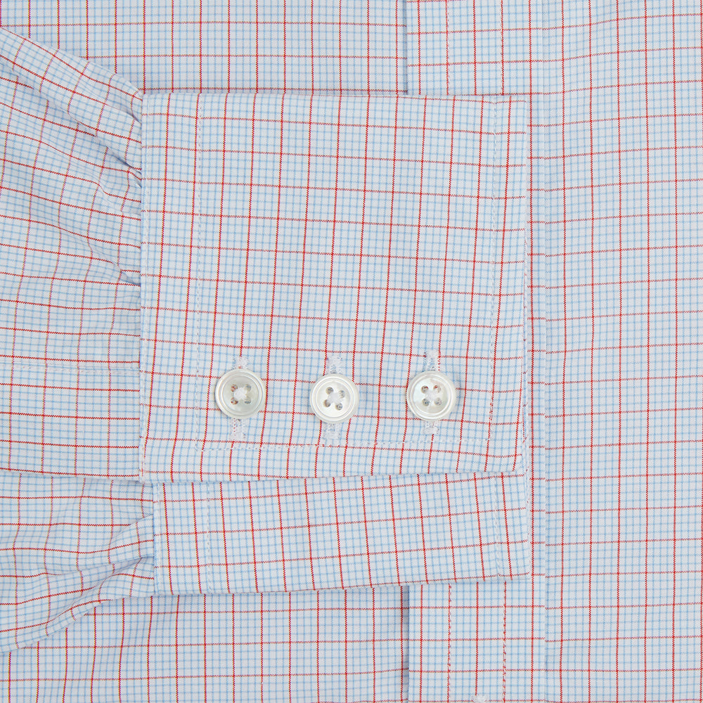 Red Multi Graph Check Mayfair Shirt
